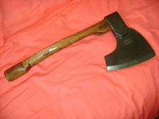 Ancienne hache à Bûcher, Doloire de Sabotier, Char, manche déporté 1Ch de C19éme