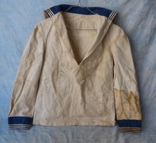 #Militaria# Vareuse Marine Nationale - un marquage : 4277 T 55