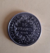 10 Francs Argent, HERCULE -  1969 - État TTB