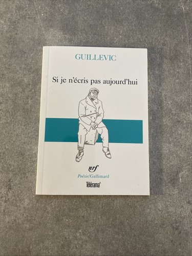 Livre poésie guillevic si - -,
