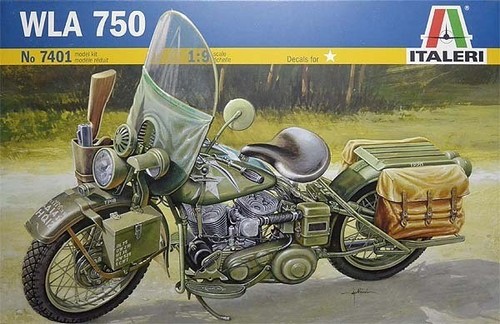 Kit maquette moto - italeri, 1/9