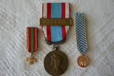 médailles militaire commémorative Afrique du nord barrette Algérie 2 miniatures 