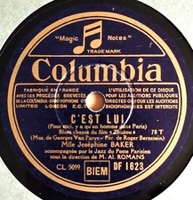 Mlle Joséphine Baker – C'est Lui / Haïti - Disque 78t gomme-laque 1934