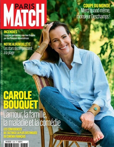 Paris match carole bouquet - paris,