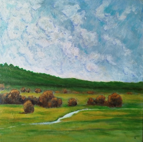 Tableau post impressionniste - ,
