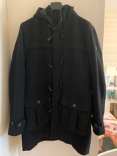 Manteau noir 3/4 avec capuche. XL Marque Esprit