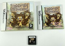 Nintendo DS Game VF Hurry Up Hedgehog with Manual Fast and Tracked Shipping