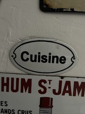 plaque émaillées Cuisine