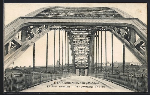 Cpa roche bernard le pont - la,