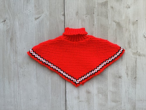 Poncho cape vintage vêtements - vintage,
