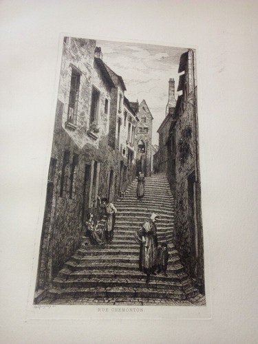 Queyroy eaux fortes rues - eaux-fortes,