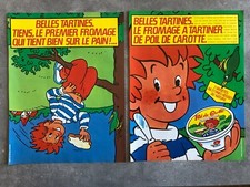 Publicité de presse 1984 Fromage POIL DE CAROTTE Belles Tartines deux pages