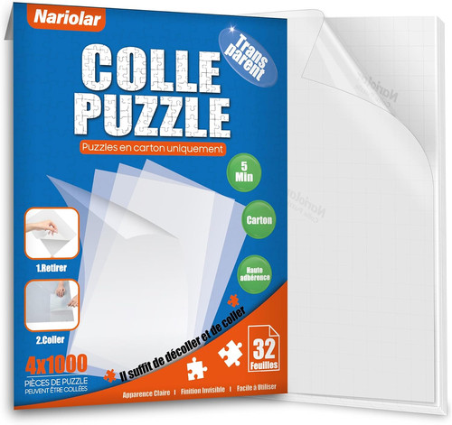 Transparent colle puzzle - transparent,