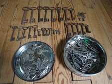 Lot 120 clés diverses, portes, serrures, cadenas, granges.......