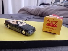 1/43 MERCEDES 500 SL CABRIOLET 1989 SOLIDO AVEC BOITE