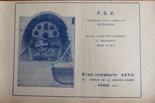 12/1929 PUB ETS AERA PSV PILOTAGE AVION SANS VISIBILITE SIMULATEUR FRENCH AD