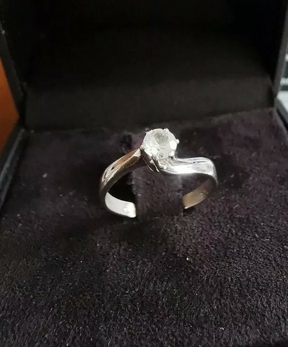 Bague argent 925 solitaire - bague,