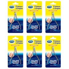 [10058005-6] SCHOLL Lot de 6 Ciseaux à Ongles de pieds Coupe Nette et Précise...