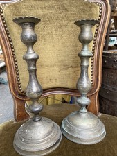 Ancienne Paire De Bougeoirs