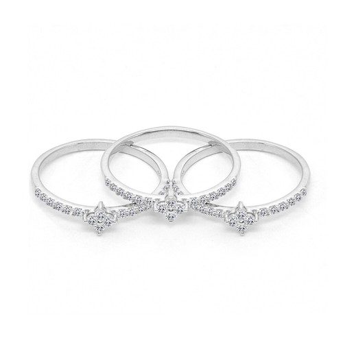 Ensemble zircone rond - ensemble,