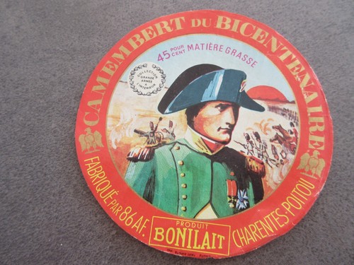 Etiquette vintage camembert - , du