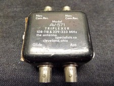 Avion Avionique Aviation AV-571 Nav / Glideslope Récepteur Triplexer Assy