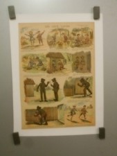 IMAGERIE QUANTIN A PARIS - LES DEUX LAPINS.