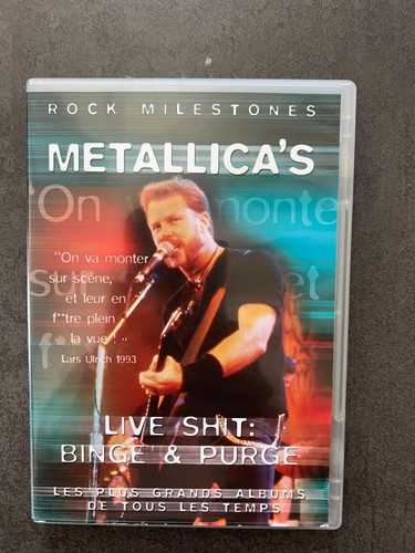 Dvd metallica live - dvd,