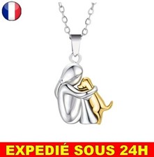 ✅ Collier Femme Chien Animaux Bijoux Chaine Pendentif Animal Amour Idée Cadeau