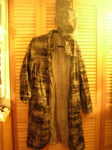 Plaid reversible suit - , skirt