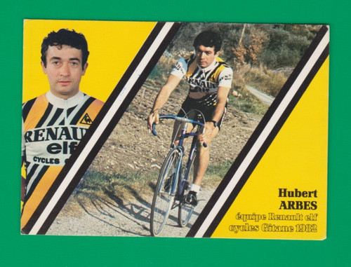 Cyclisme carte cycliste - cycliste, hubert
