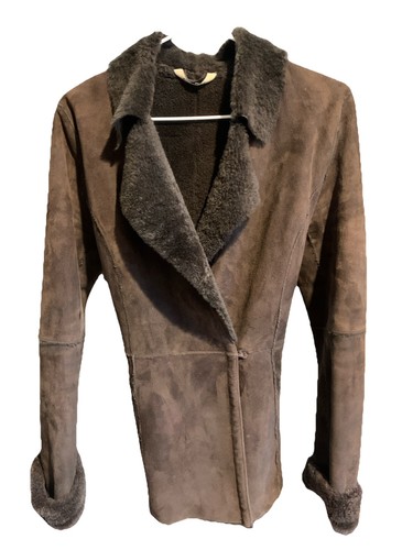 Manteau peau lainée mouton - peau,