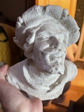 Porte Cierge En Applique Terre Cuite Daté 1936