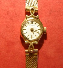 Montre femme vintage or 18