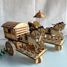 Puzzles 3D en bois style