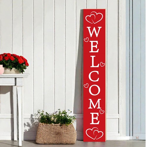 Valentines porch sign - valentines,