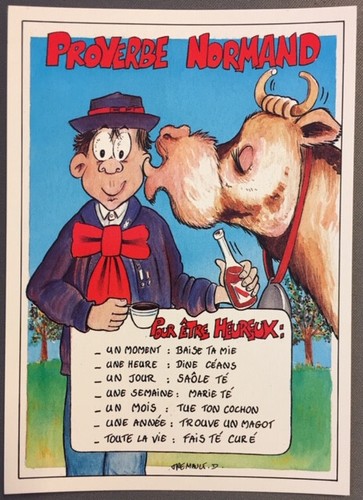 Carte postale humoristique - carte,