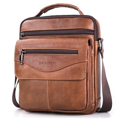 Spaher sacoche homme cuir - sacoche,