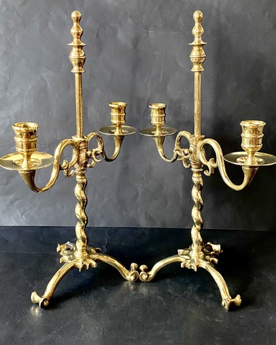 Deux magnifiques candélabres