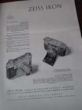 photo ZEISS IKON CONTAX CONTESSA + SEMFLEX publicité FRANCE ILLUSTRATION 1951 co