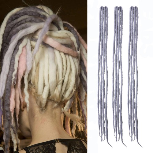 Clip wool dreadlocks - clip, in