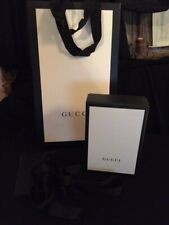 GUCCI petite boîte accessoires + sac, carte TBE ! 14 x 9,5 x 4,5cm