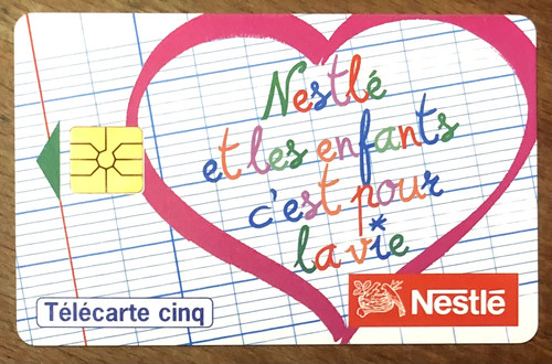 Telecarte nestlé réf - telecarte,