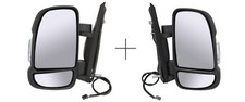 2x RETROVISEUR électrique DROIT GAUCHE SHORT CHAUFFANT POUR PEUGEOT BOXER 2006-