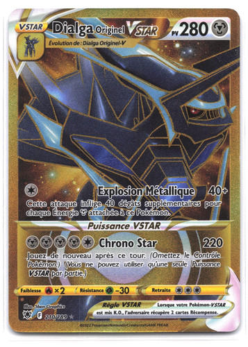 Carte pokémon dialga - pokémon,