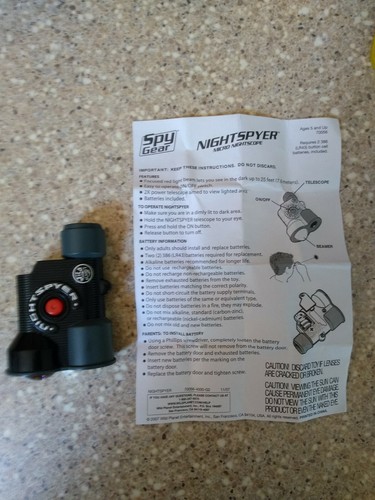 Spy gear micro agent - spy, night