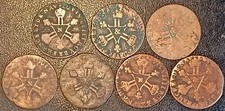Louis XIV - lot de x7 6