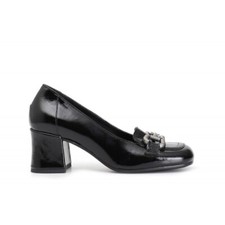 Café Noir Mocassin En Vernis