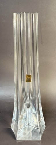 Vase soliflore cristal signé - soliflore,