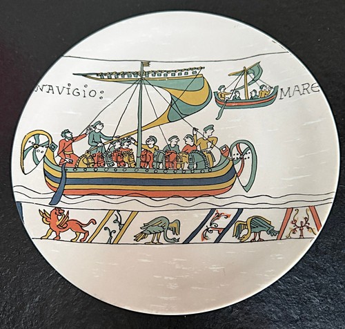Tapisserie bayeux assiette - tapisserie,